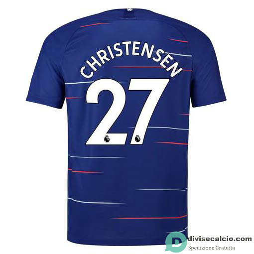 Maglia Chelsea Gara Home 27#CHRISTENSEN 2018-2019