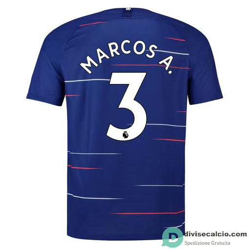 Maglia Chelsea Gara Home 3#MARCOS A. 2018-2019