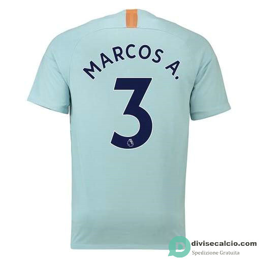 Maglia Chelsea Gara Third 3#MARCOS A. 2018-2019