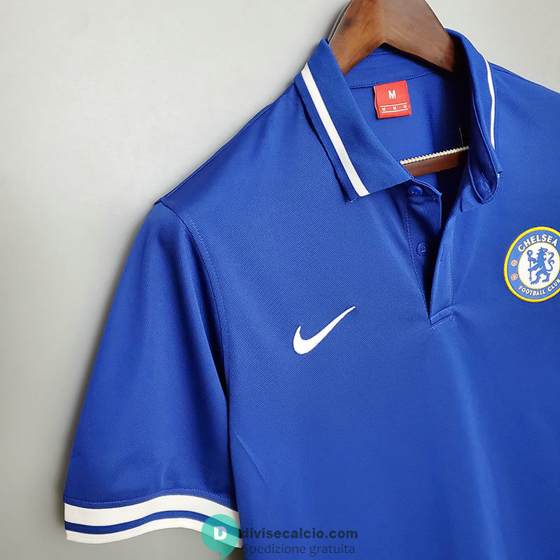 Maglia Chelsea Polo Blue 2020/2021