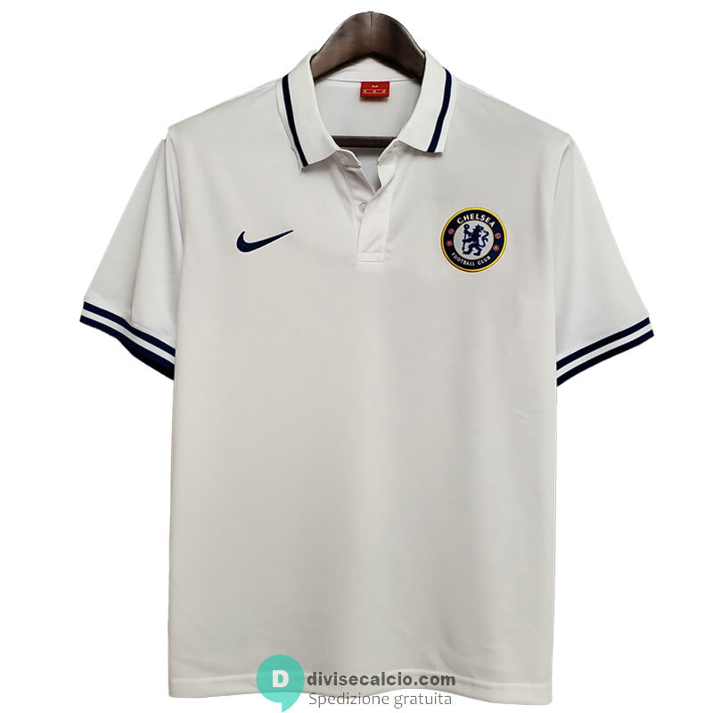 Maglia Chelsea Polo White 2020/2021