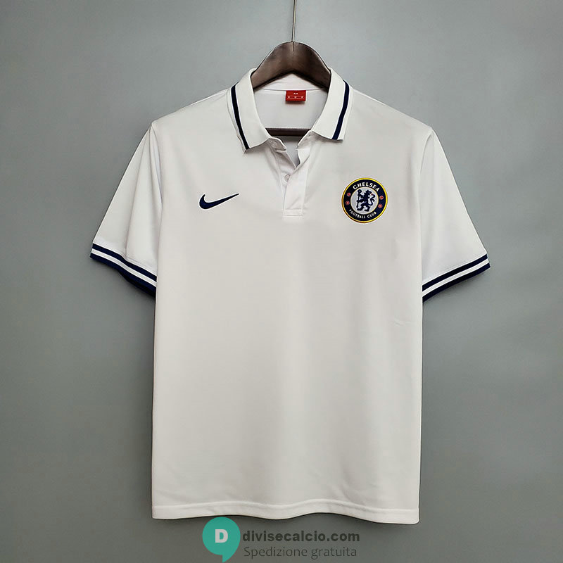 Maglia Chelsea Polo White 2020/2021