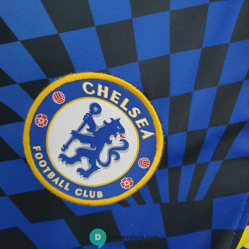 Maglia Chelsea Training Blue Yellow II 2021/2022
