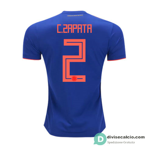 Maglia Colombia Gara Away 2#C.ZAPATA 2018