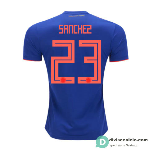 Maglia Colombia Gara Away 23#SANCHEZ 2018