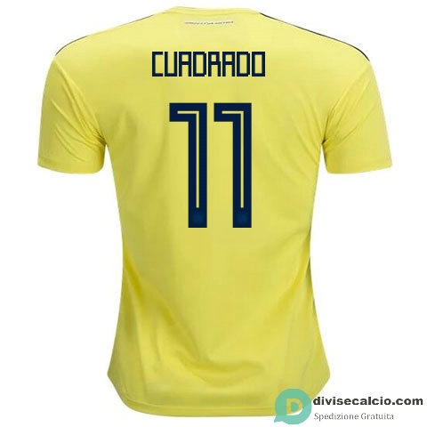 Maglia Colombia Gara Home 11#CUADRADO 2018