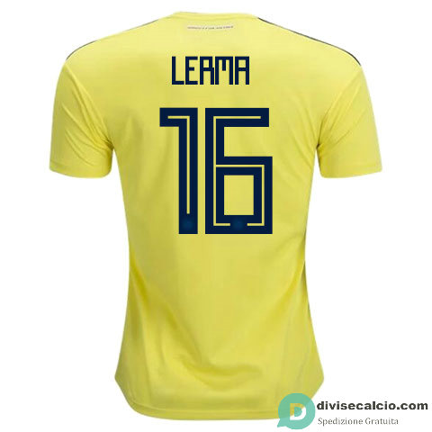 Maglia Colombia Gara Home 16#LERMA 2018