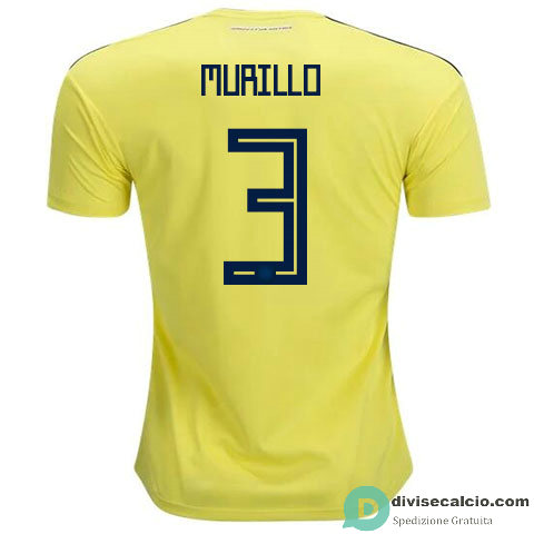 Maglia Colombia Gara Home 3#MURILLO 2018