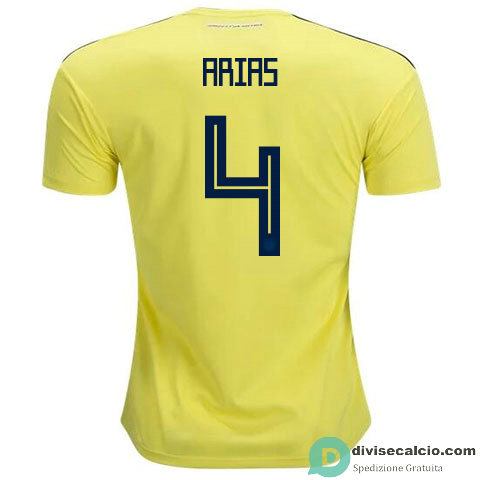 Maglia Colombia Gara Home 4#ARIAS 2018