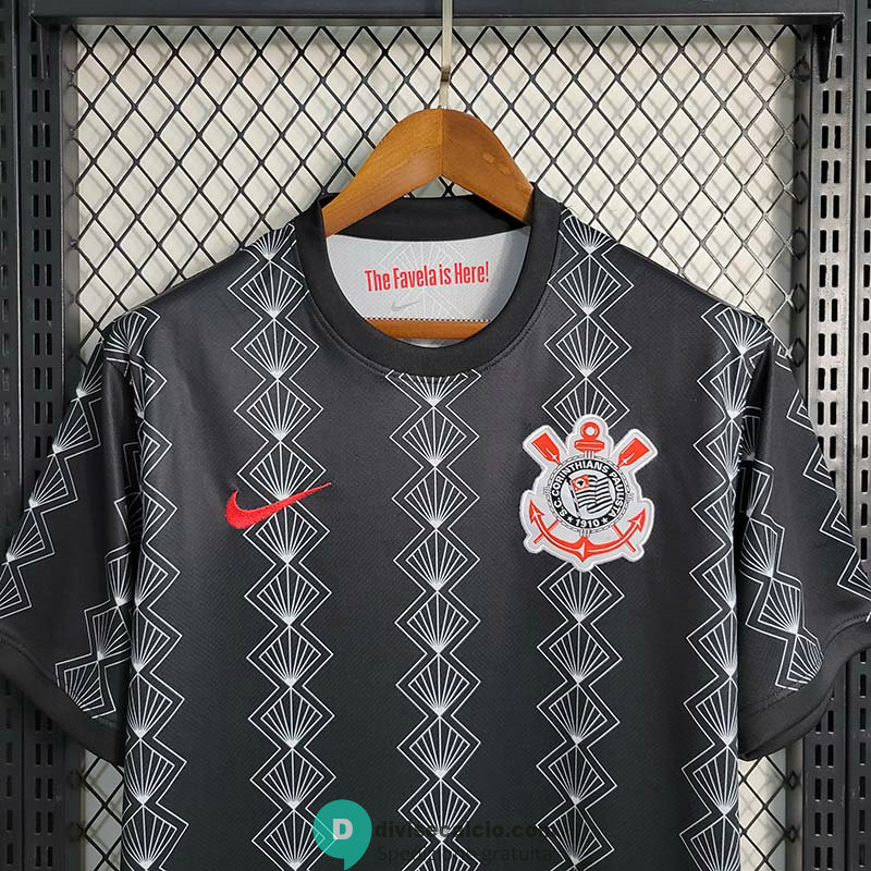 Maglia Corinthians Training Suit Black I 2023/2024