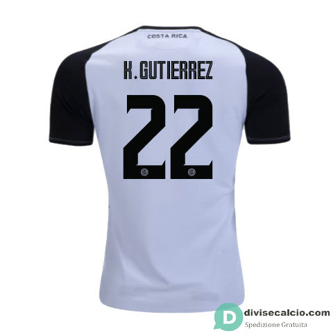 Maglia Costa Rica Gara Away 22#K.GUTIERREZ 2018