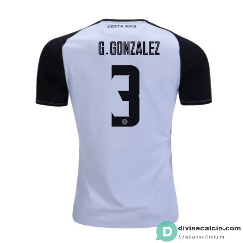 Maglia Costa Rica Gara Away 3#G.GONZALEZ 2018