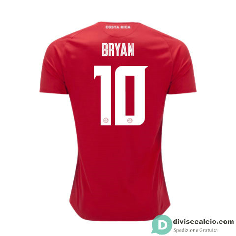 Maglia Costa Rica Gara Home 10#BRYAN 2018