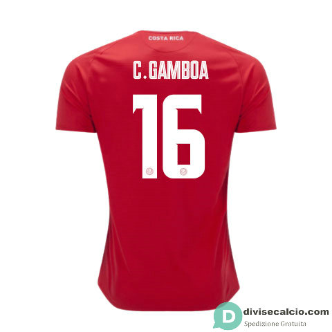Maglia Costa Rica Gara Home 16#C.GAMBOA 2018