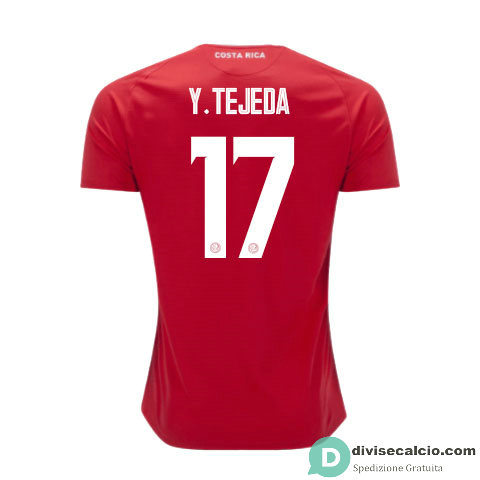 Maglia Costa Rica Gara Home 17#Y.TEJEDA 2018