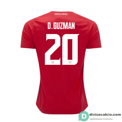 Maglia Costa Rica Gara Home 20#D.GUZMAN 2018