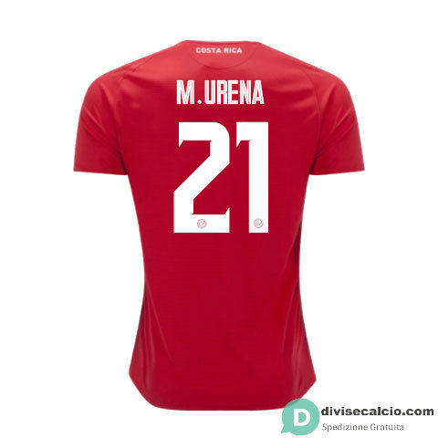 Maglia Costa Rica Gara Home 21#M.URENA 2018