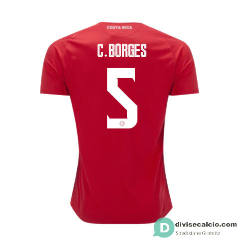 Maglia Costa Rica Gara Home 5#C.BORGES 2018