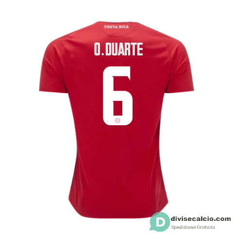 Maglia Costa Rica Gara Home 6#O.DUARTE 2018