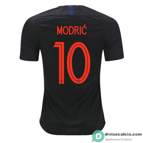 Maglia Croazia Gara Away 10#MODRIC 2018