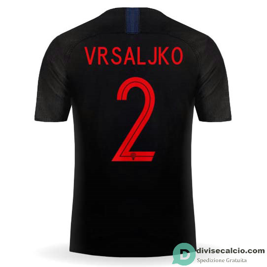 Maglia Croazia Gara Away 2#VRSALJKO 2018