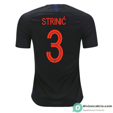 Maglia Croazia Gara Away 3#STRINIC 2018