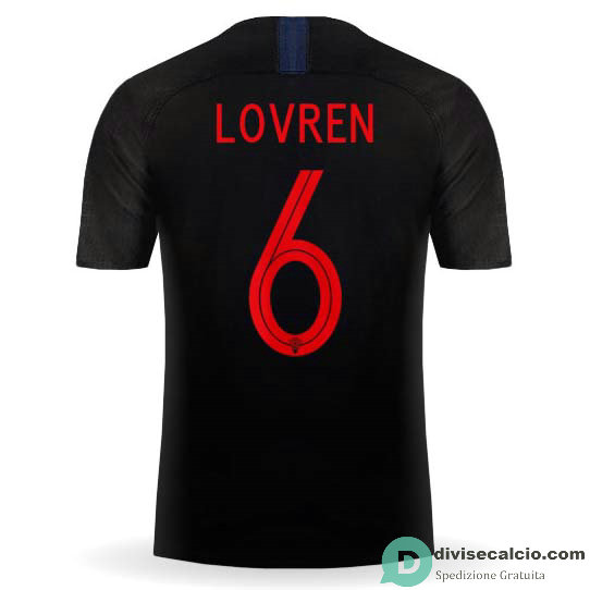 Maglia Croazia Gara Away 6#LOVREN 2018