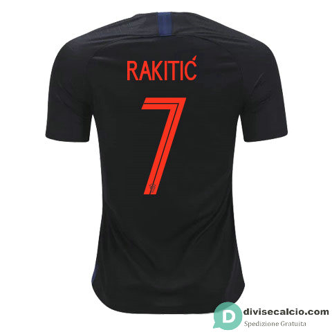 Maglia Croazia Gara Away 7#RAKITIC 2018