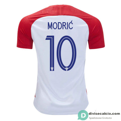 Maglia Croazia Gara Home 10#MODRIC 2018