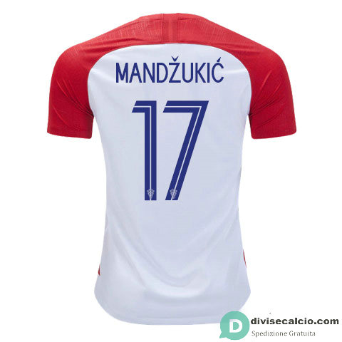 Maglia Croazia Gara Home 17#MANDZUKIC 2018