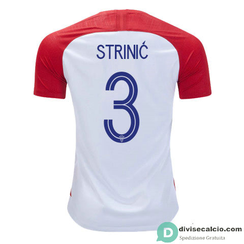 Maglia Croazia Gara Home 3#STRINIC 2018