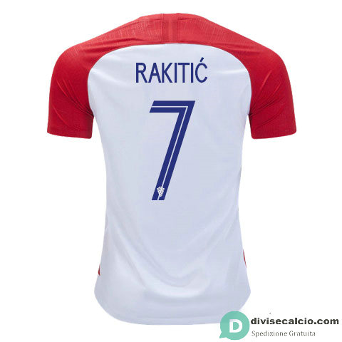 Maglia Croazia Gara Home 7#RAKITIC 2018