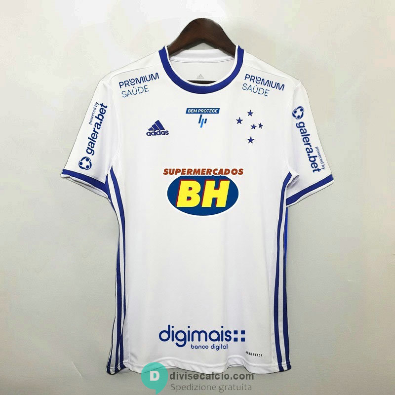 Maglia Cruzeiro Gara Away 2020/2021 All Sponsors