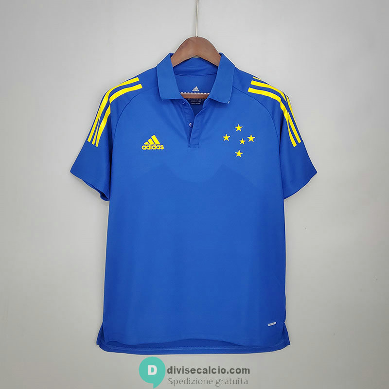 Maglia Cruzeiro Polo Blue 2021/2022