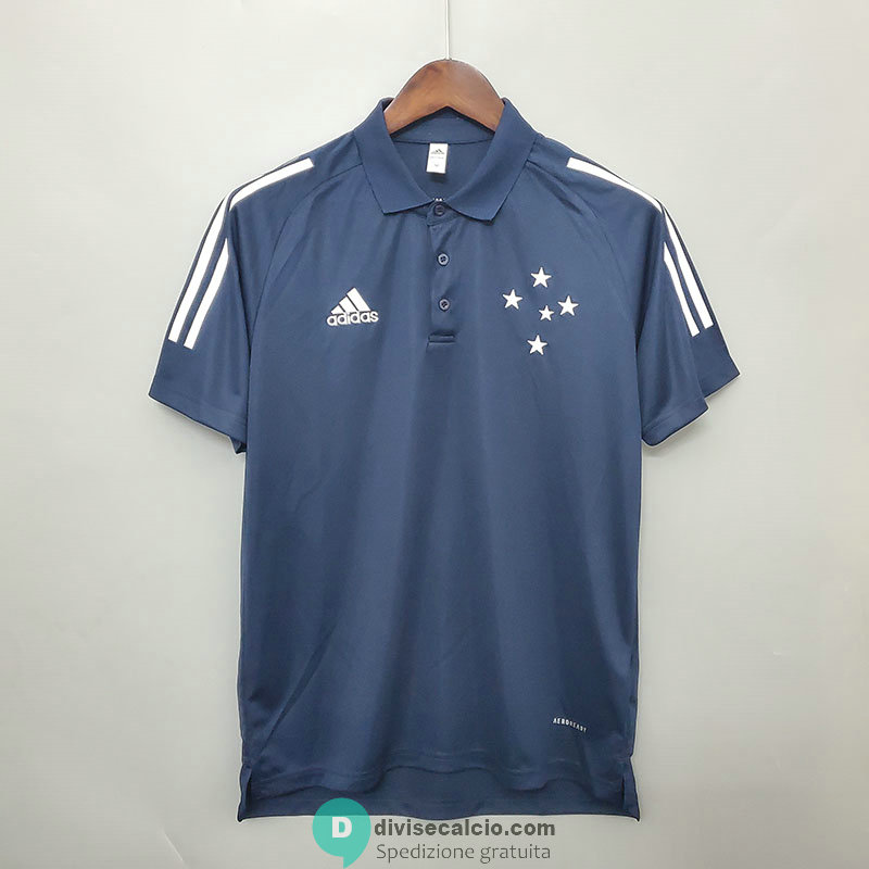 Maglia Cruzeiro Polo Royal Blue 2020/2021