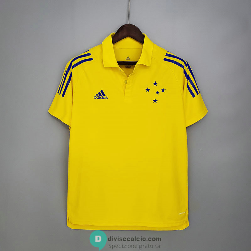 Maglia Cruzeiro Polo Yellow 2021/2022