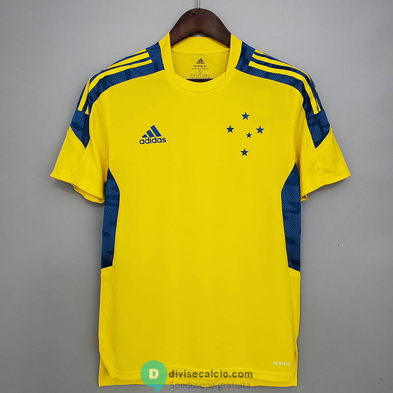 Maglia Cruzeiro Training Yellow Blue 2021/2022