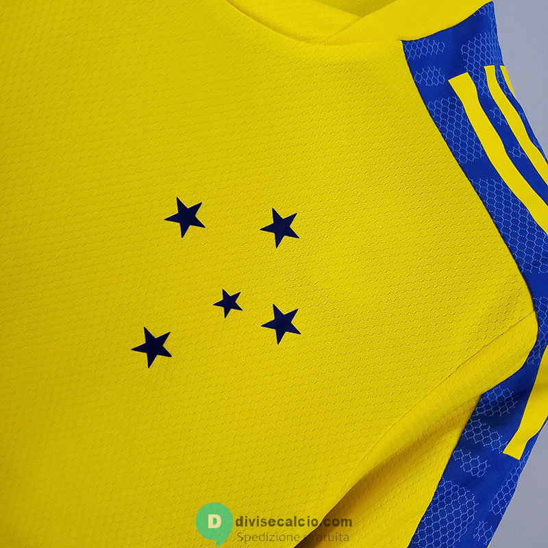 Maglia Cruzeiro Training Yellow Blue 2021/2022