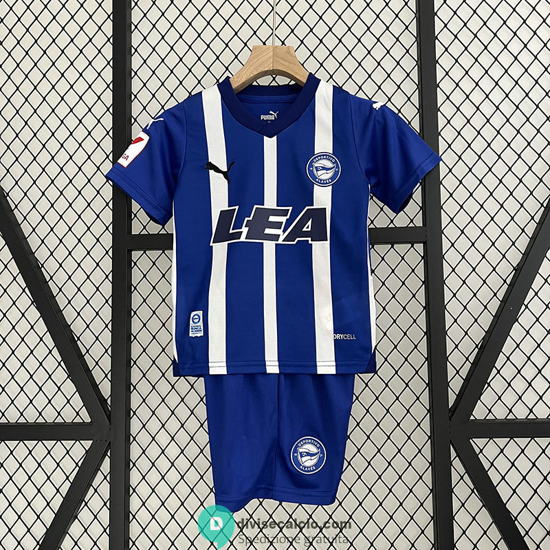 Maglia Deportivo Alaves Bambino Gara Home 2023/2024