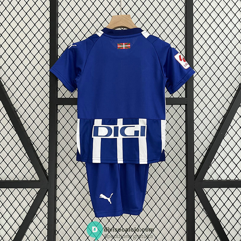 Maglia Deportivo Alaves Bambino Gara Home 2023/2024