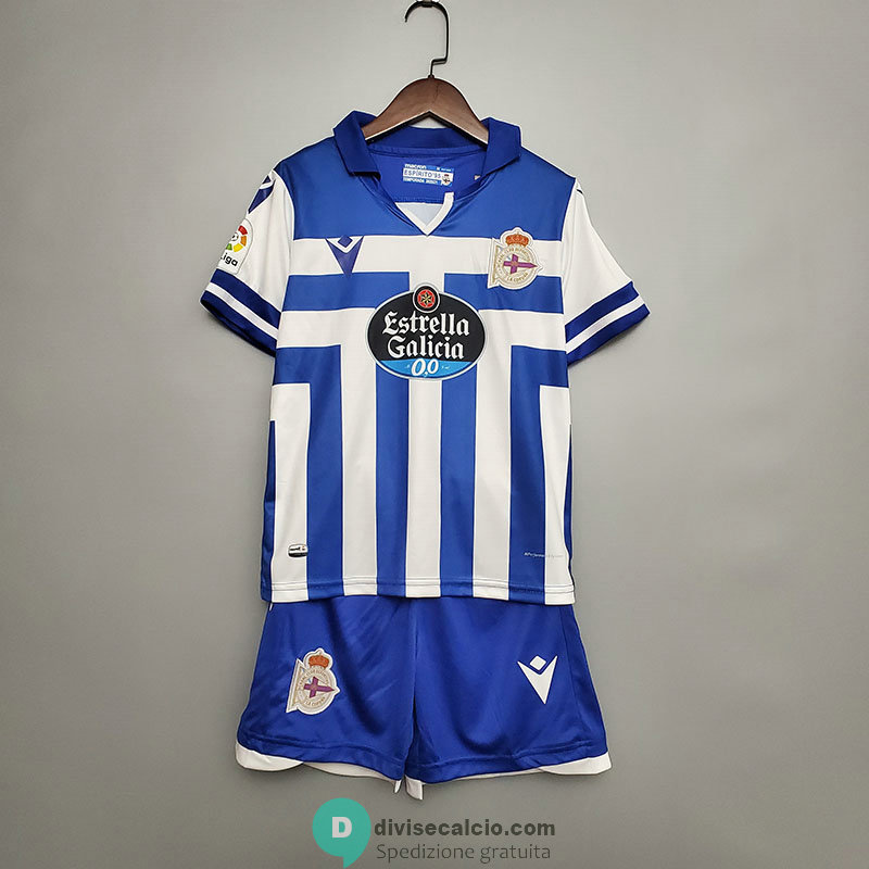 Maglia Deportivo La Coruna Bambino Gara Home 2020/2021