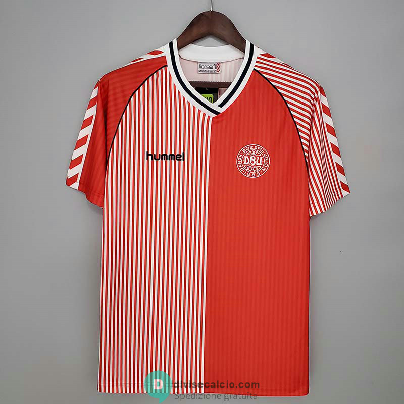 Maglia Dinamarca Retro Gara Home 1986/1987