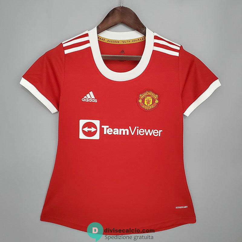 Maglia Donna Manchester United Gara Home 2021/2022