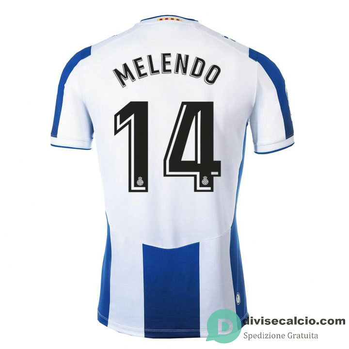 Maglia Espanyol Gara Home 14#MELENDO 2019-2020