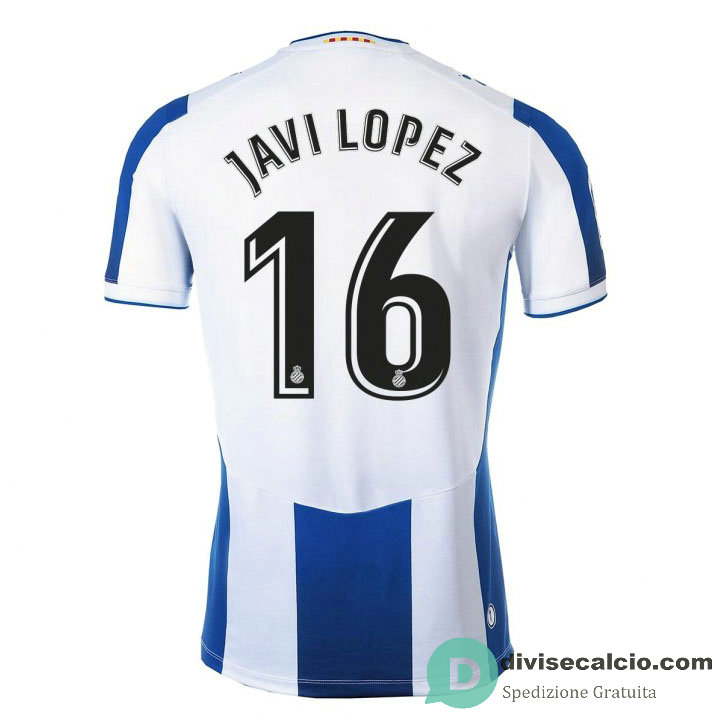 Maglia Espanyol Gara Home 16#JAVI LOPEZ 2019-2020