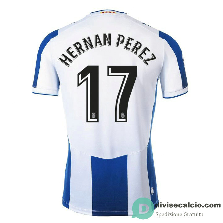 Maglia Espanyol Gara Home 17#HERNAN PEREZ 2019-2020