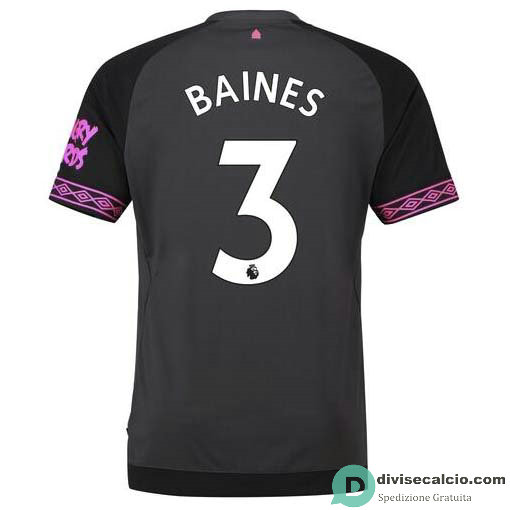 Maglia Everton Gara Away 3#BAINES 2018-2019