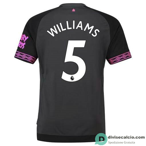 Maglia Everton Gara Away 5#WILLIAMS 2018-2019