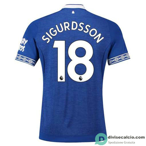 Maglia Everton Gara Home 18#SIGURDSSON 2018-2019