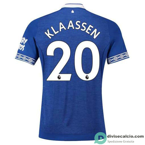 Maglia Everton Gara Home 20#KLAASSEN 2018-2019